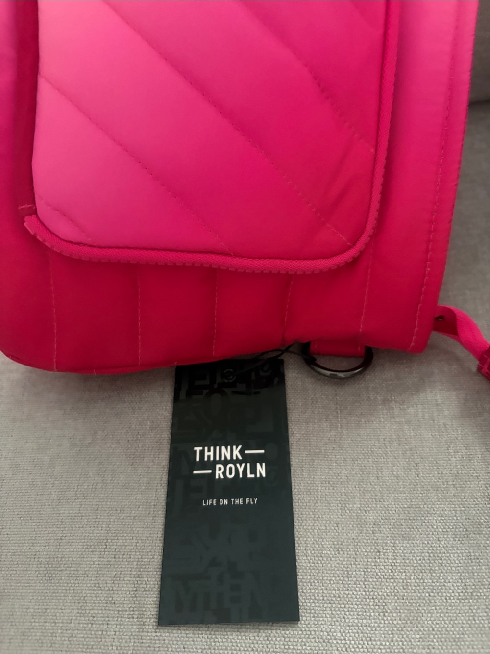 THINK ROYLN Pink Ombre Quilted Crossbody Bag Set - Picture 8 of 8